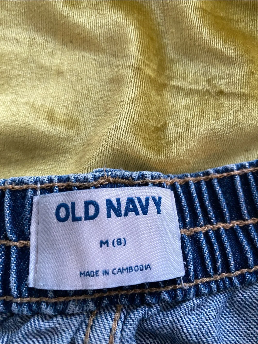 Old Navy Blue Denim Kids' Skirt with Raw Hem